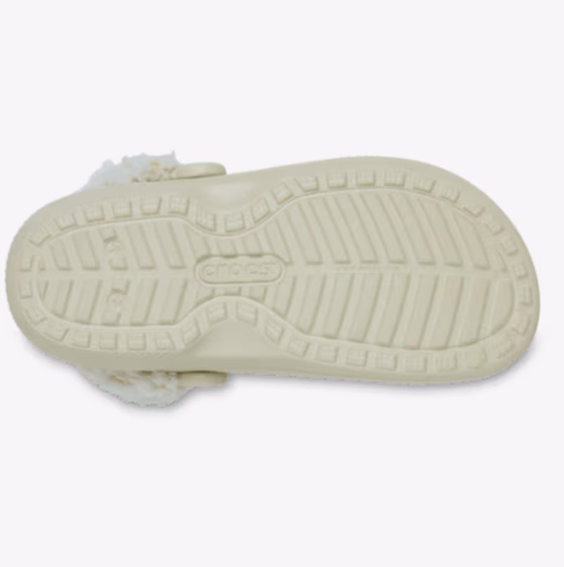 Crocs Classic Fleece Lined Clog - Bone-3