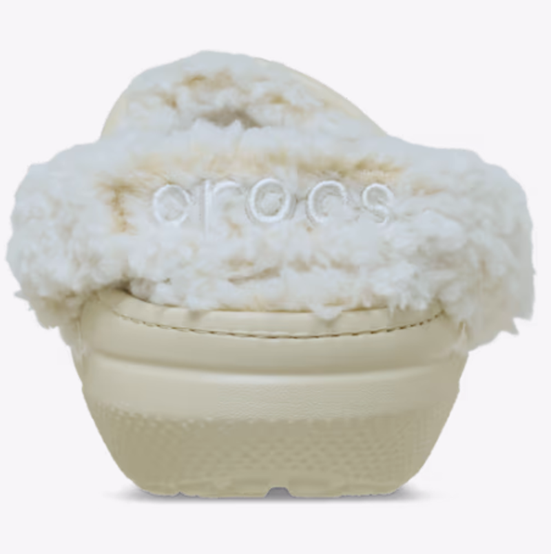 Crocs Classic Fleece Lined Clog - Bone-5