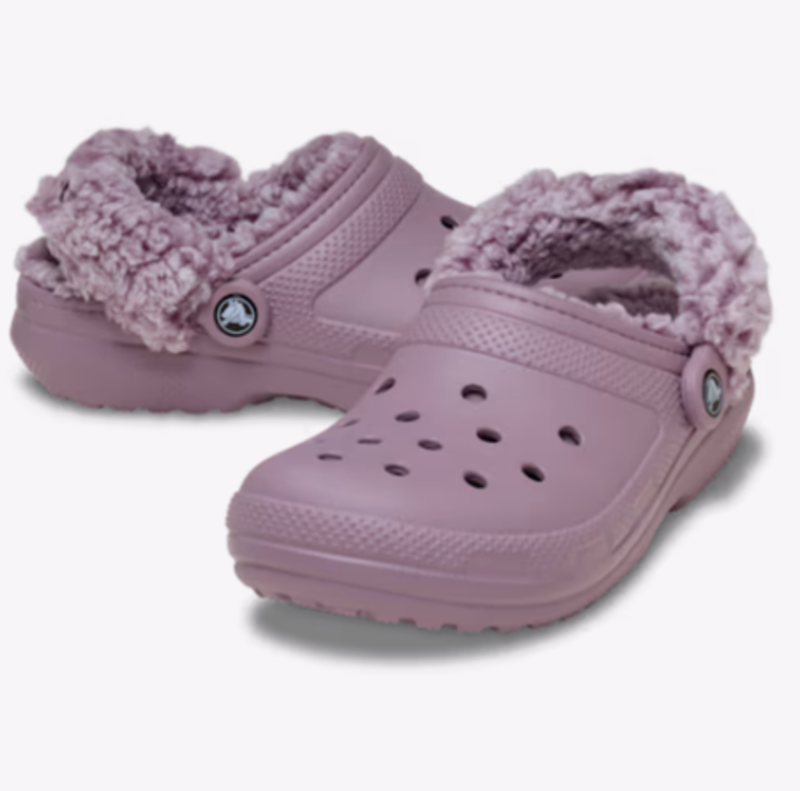 Crocs Classic Fleece Lined Clog - Dusty Lilac-1