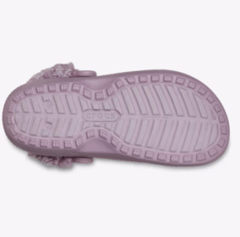 Crocs Classic Fleece Lined Clog - Dusty Lilac-3