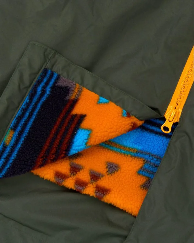 Saltrock Four Seasons Robe - Green/Aztec - Medium-2