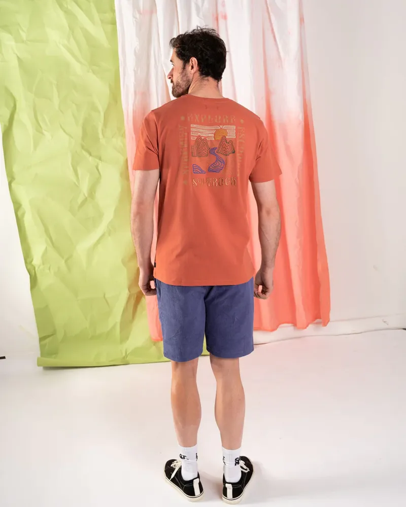 Saltrock Men's Rebalance SS Tee - Dark Orange-4