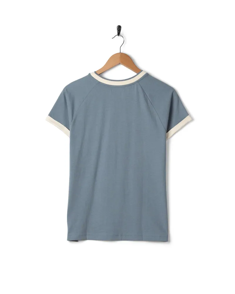 Saltrock Women's Links SS Tee - Blue-1
