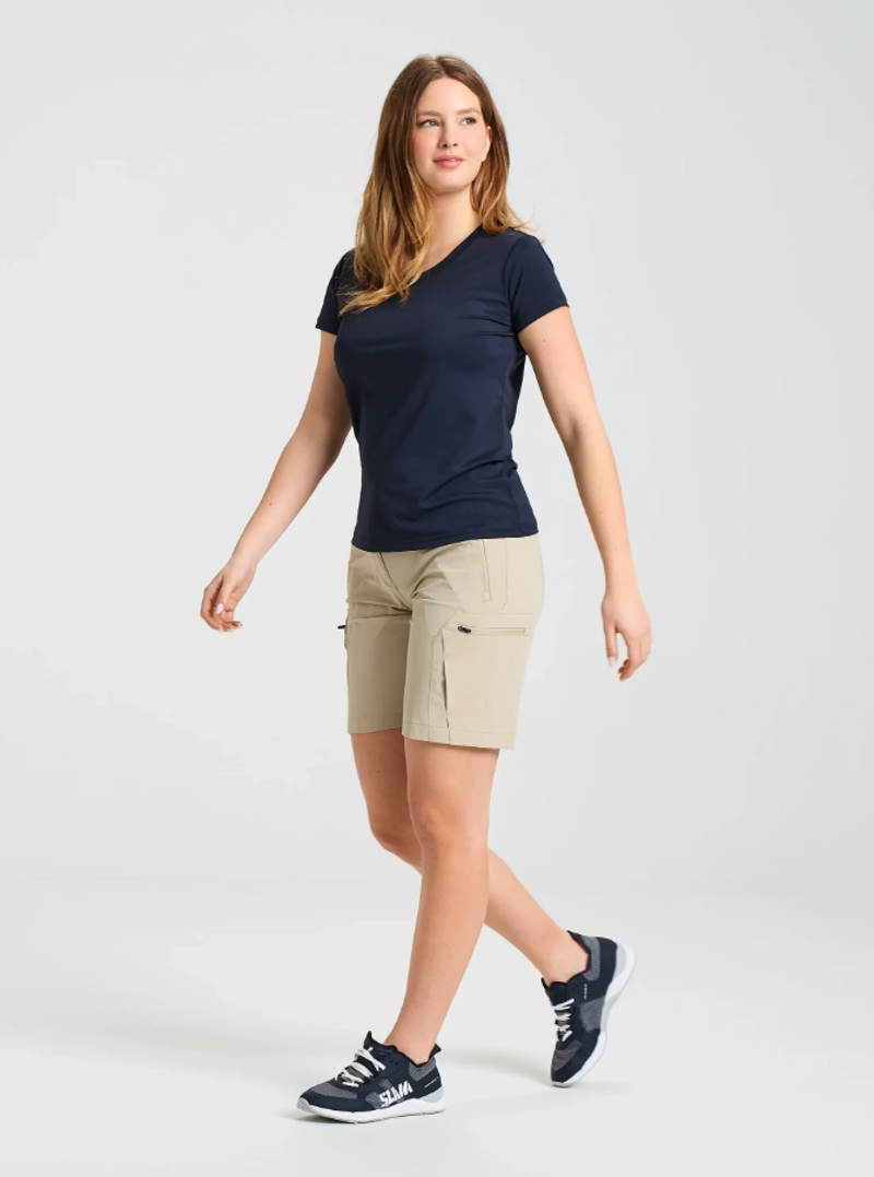 Slam Women's Tech Cargo Short - Dry Sand-3