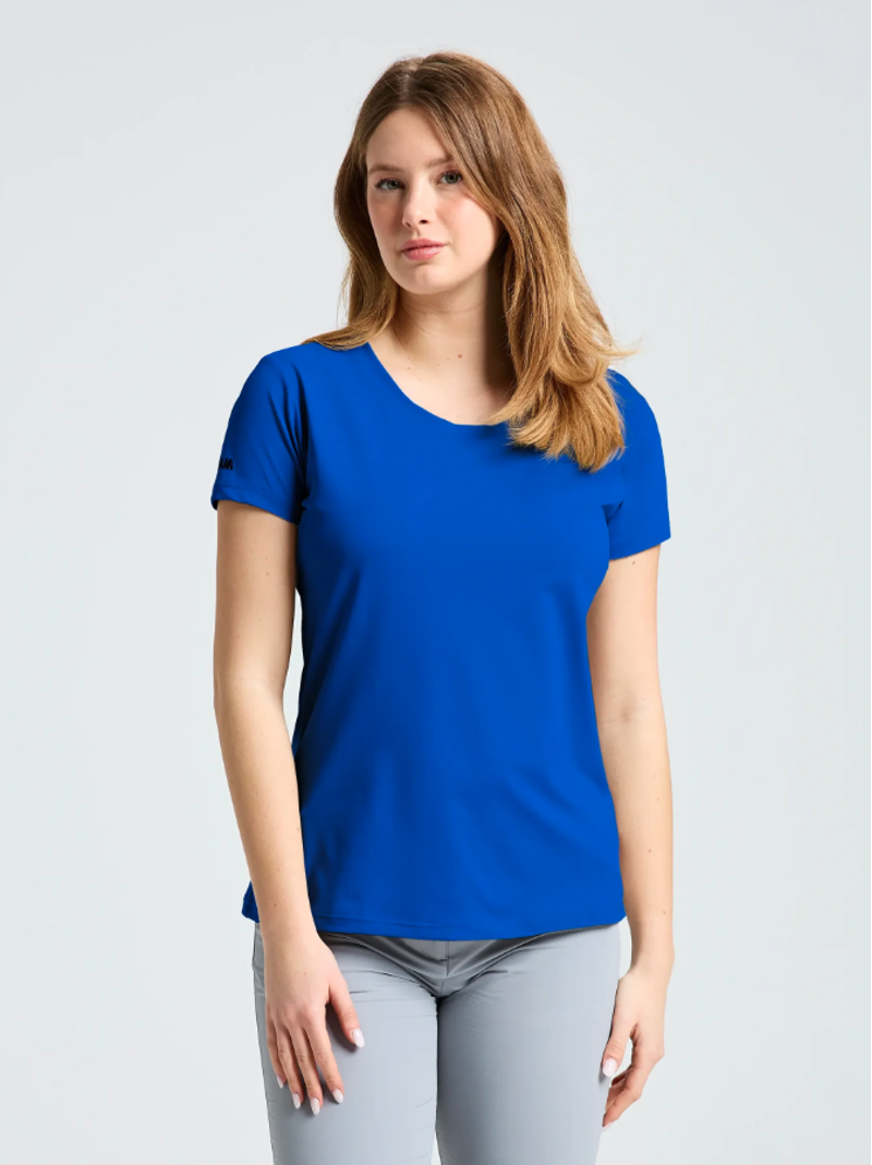 Slam Women's Tech Pique T-Shirt - Olympic Blue