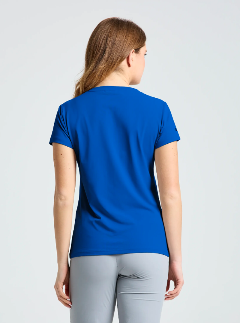 Slam Women's Tech Pique T-Shirt - Olympic Blue-1