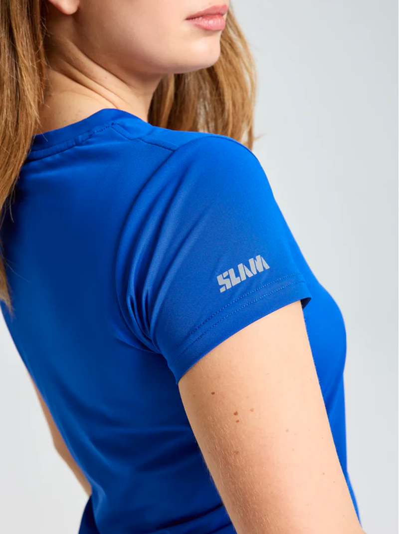 Slam Women's Tech Pique T-Shirt - Olympic Blue-4