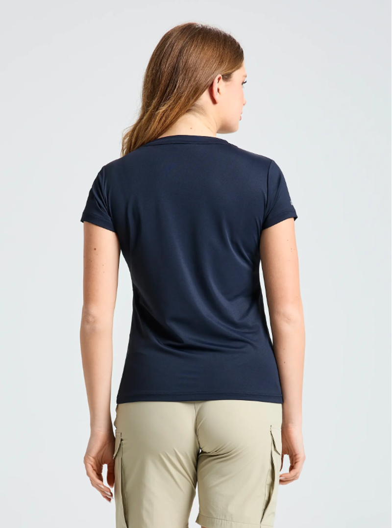 Slam Women's Tech Pique T-Shirt - Dark Navy-1