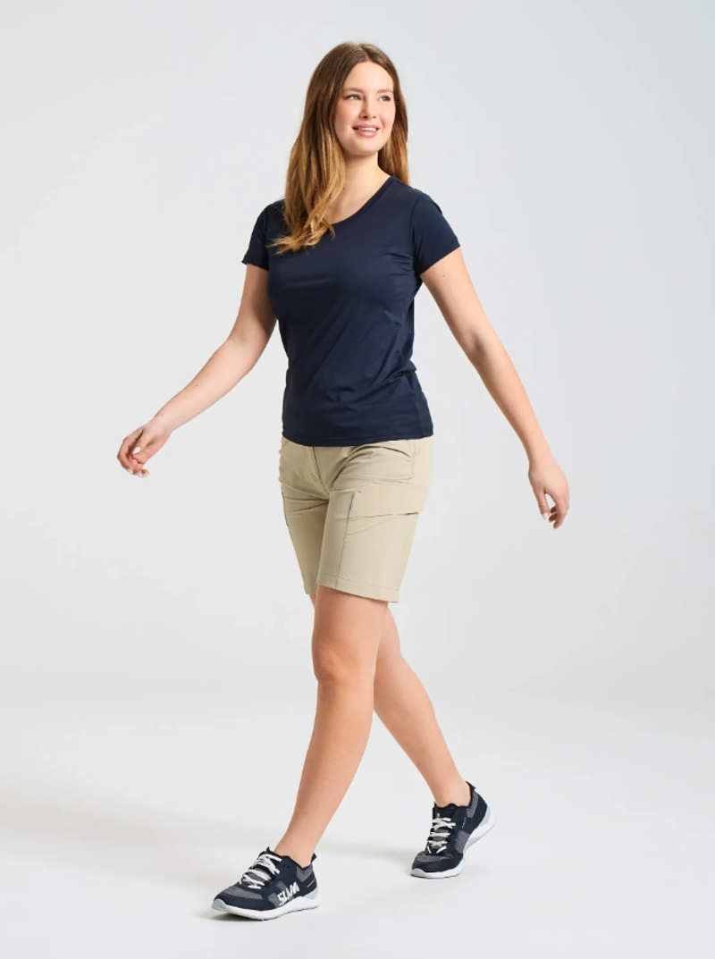 Slam Women's Tech Pique T-Shirt - Dark Navy-3