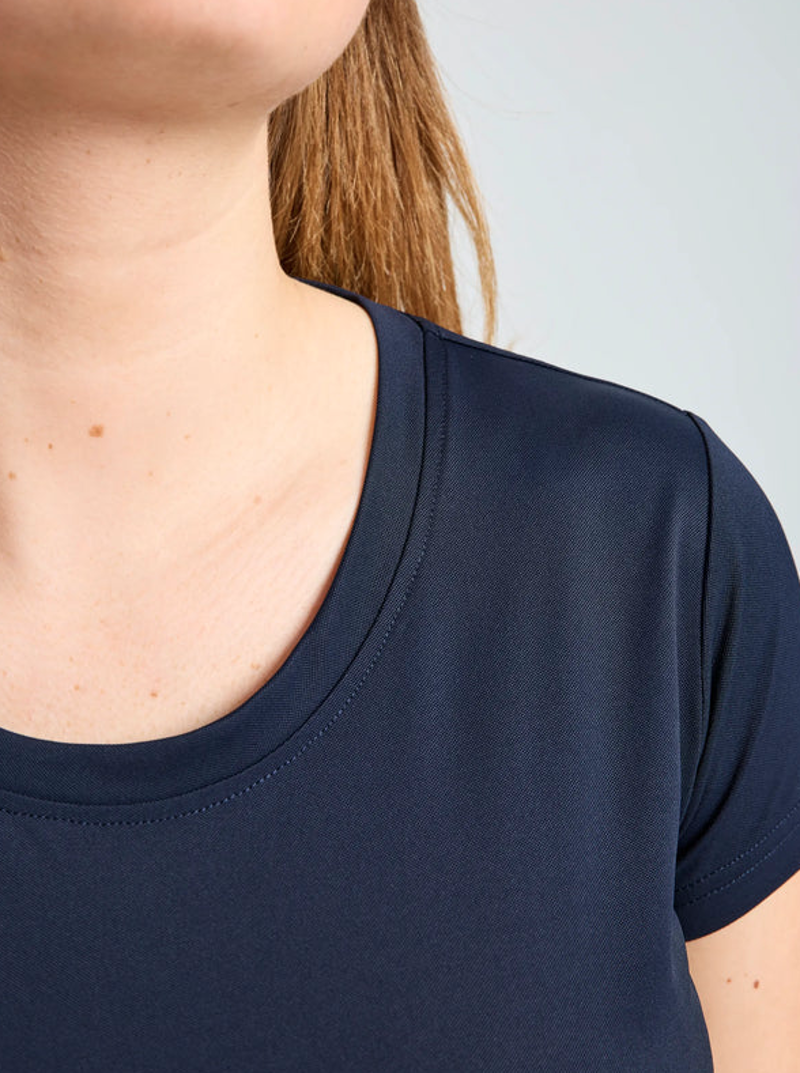 Slam Women's Tech Pique T-Shirt - Dark Navy-4