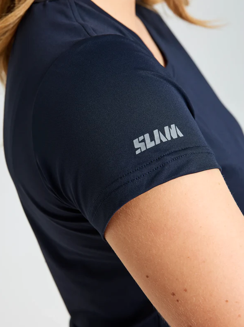 Slam Women's Tech Pique T-Shirt - Dark Navy-5