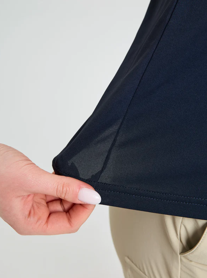 Slam Women's Tech Pique T-Shirt - Dark Navy-6