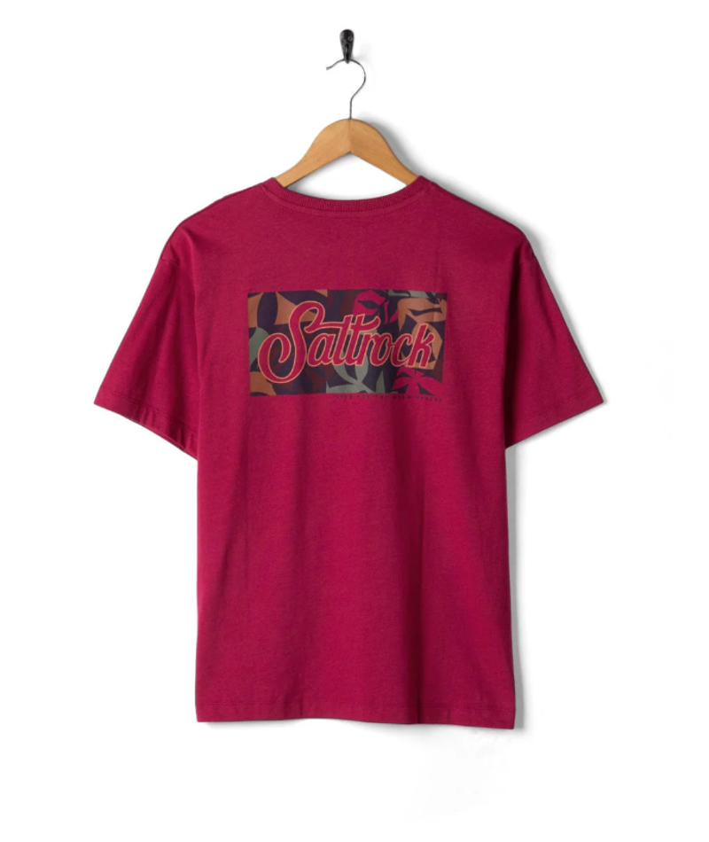 Saltrock Women's Trader Floral SS Tee - Dark Pink