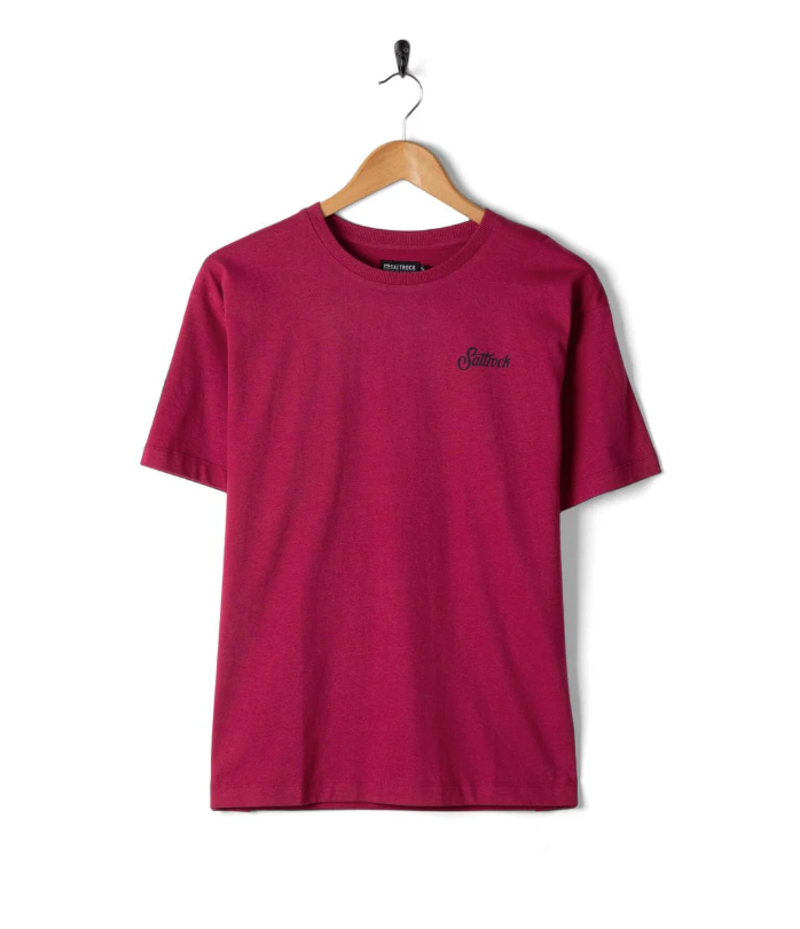 Saltrock Women's Trader Floral SS Tee - Dark Pink-1