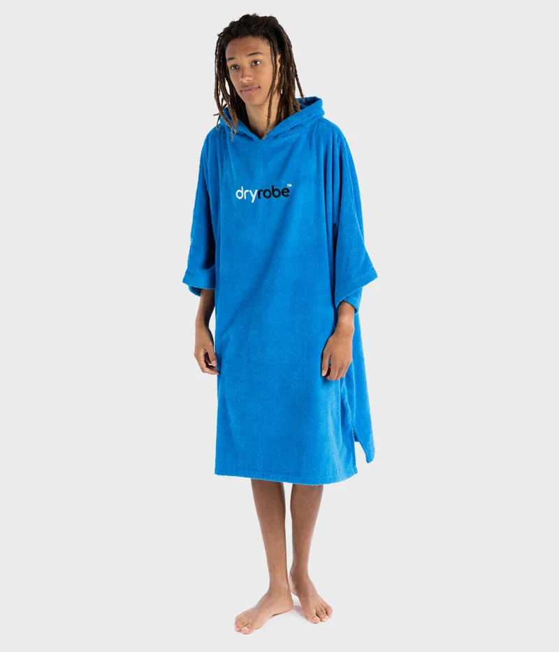 Dryrobe Organic Cotton Towel Cobalt Blue