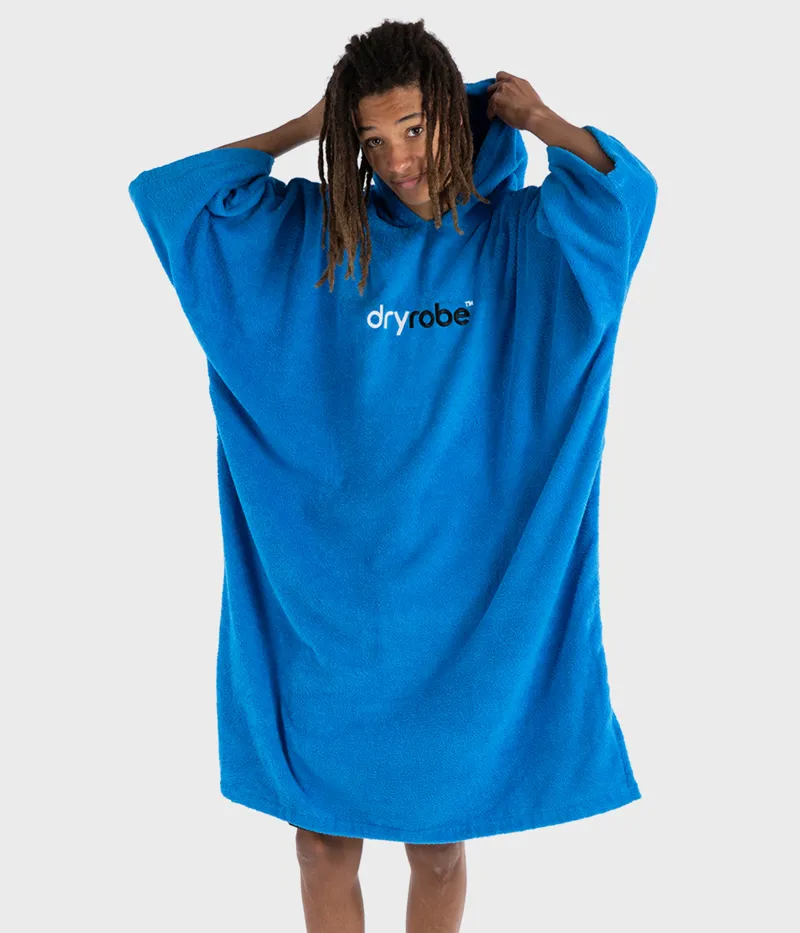 Dryrobe Organic Cotton Towel Cobalt Blue-1
