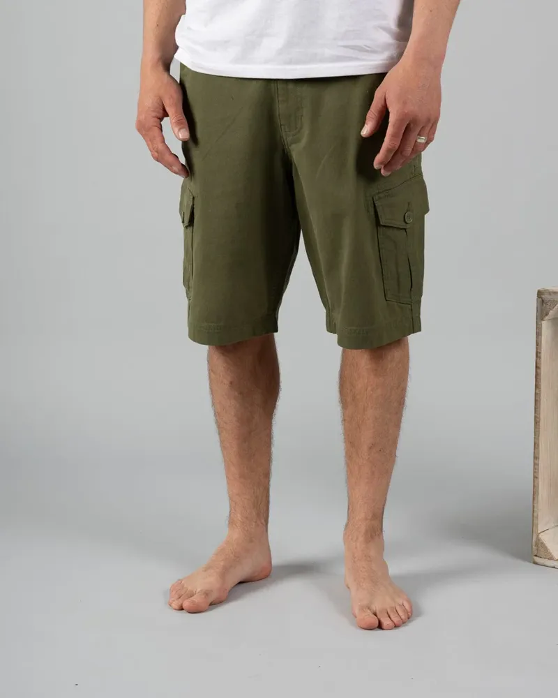 Saltrock Men's Penwith II Cargo Short - Dark Green