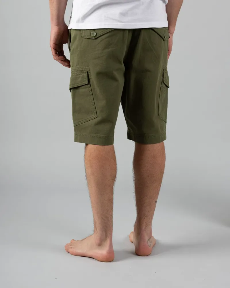 Saltrock Men's Penwith II Cargo Short - Dark Green-4