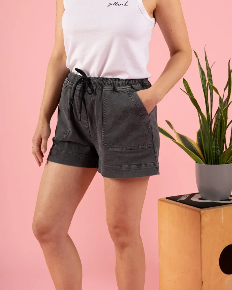 Saltrock Women's Santano Shorts - Washed Black