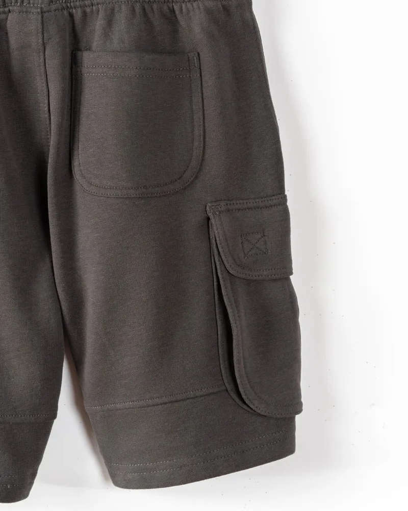 Saltrock Kids Raffa Sweat Shorts - Dark Grey-2