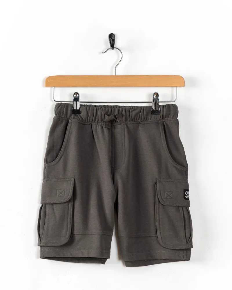 Saltrock Kids Raffa Sweat Shorts - Dark Grey