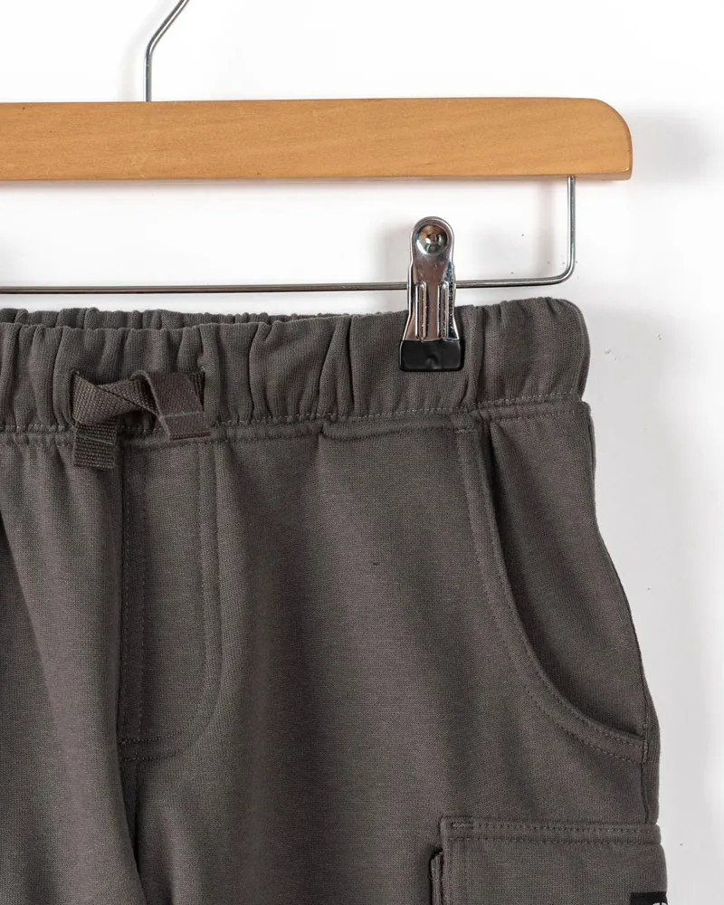 Saltrock Kids Raffa Sweat Shorts - Dark Grey-1