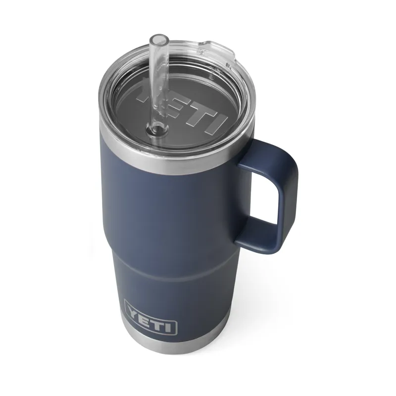 Yeti Rambler 25oz Straw Mug - Navy-2
