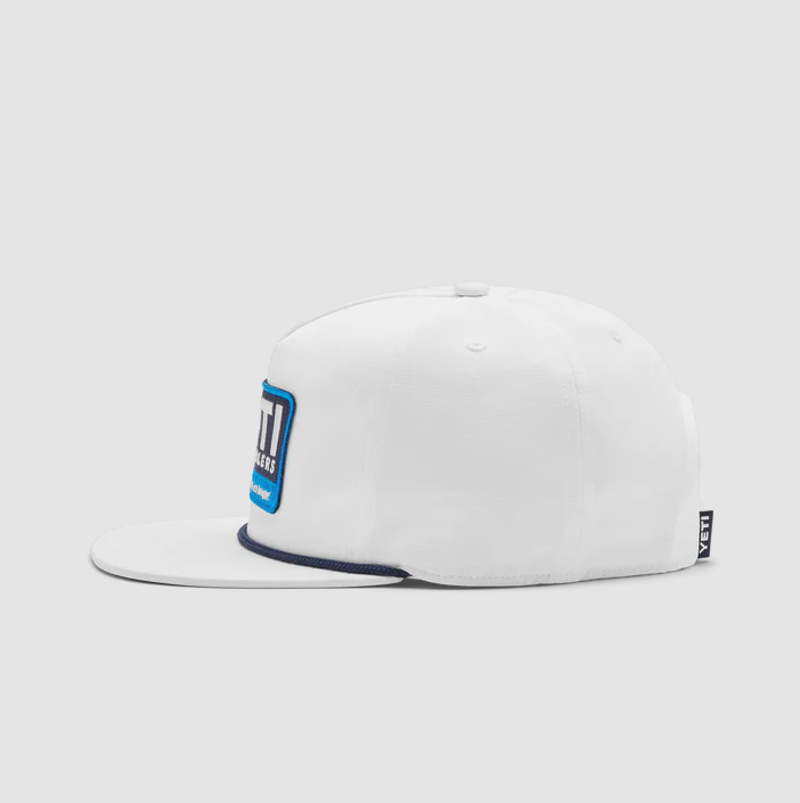 Yeti Coolers Wildly Stronger Flat Brim Rope Cap - White-2