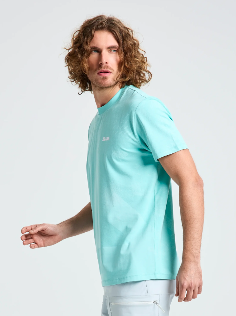 Slam Men's Wind Map T-Shirt - Shore Blue-2