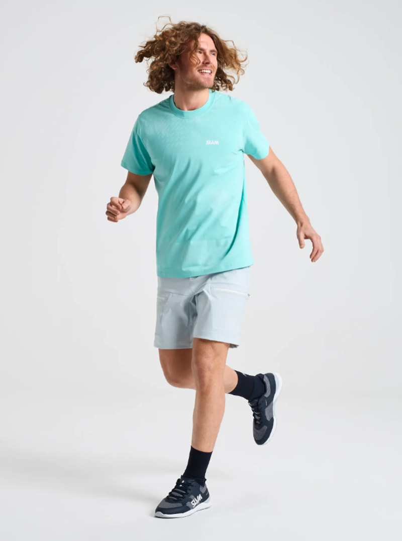 Slam Men's Wind Map T-Shirt - Shore Blue-3