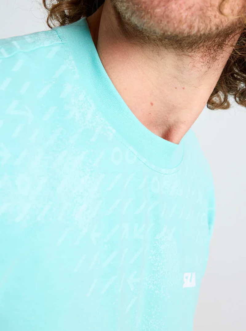 Slam Men's Wind Map T-Shirt - Shore Blue-5