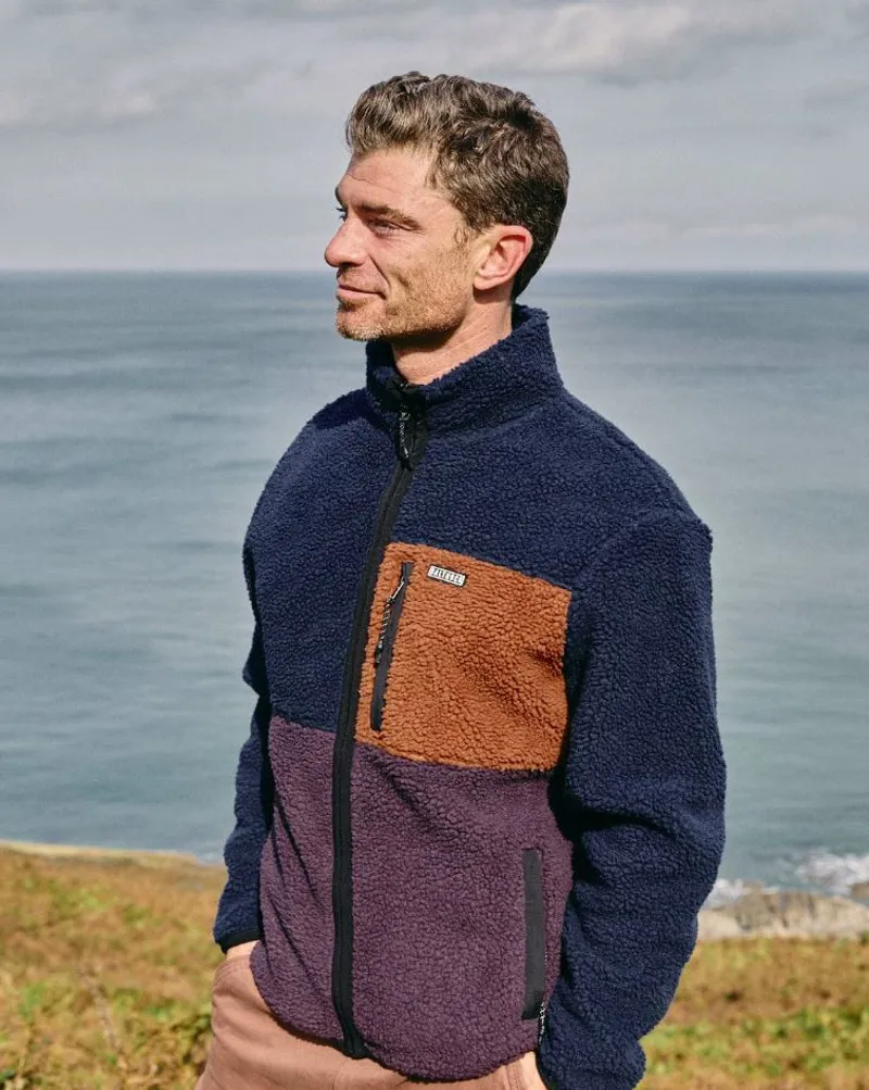 Saltrock Men's Wye Zip Fleece - Blue Small and Medium-3