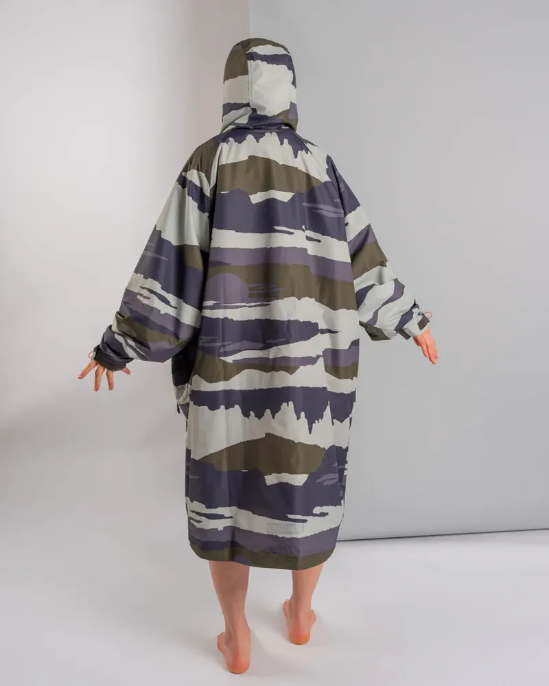 Saltrock Four Seasons Changing Robe Camo Stripe - Green-2