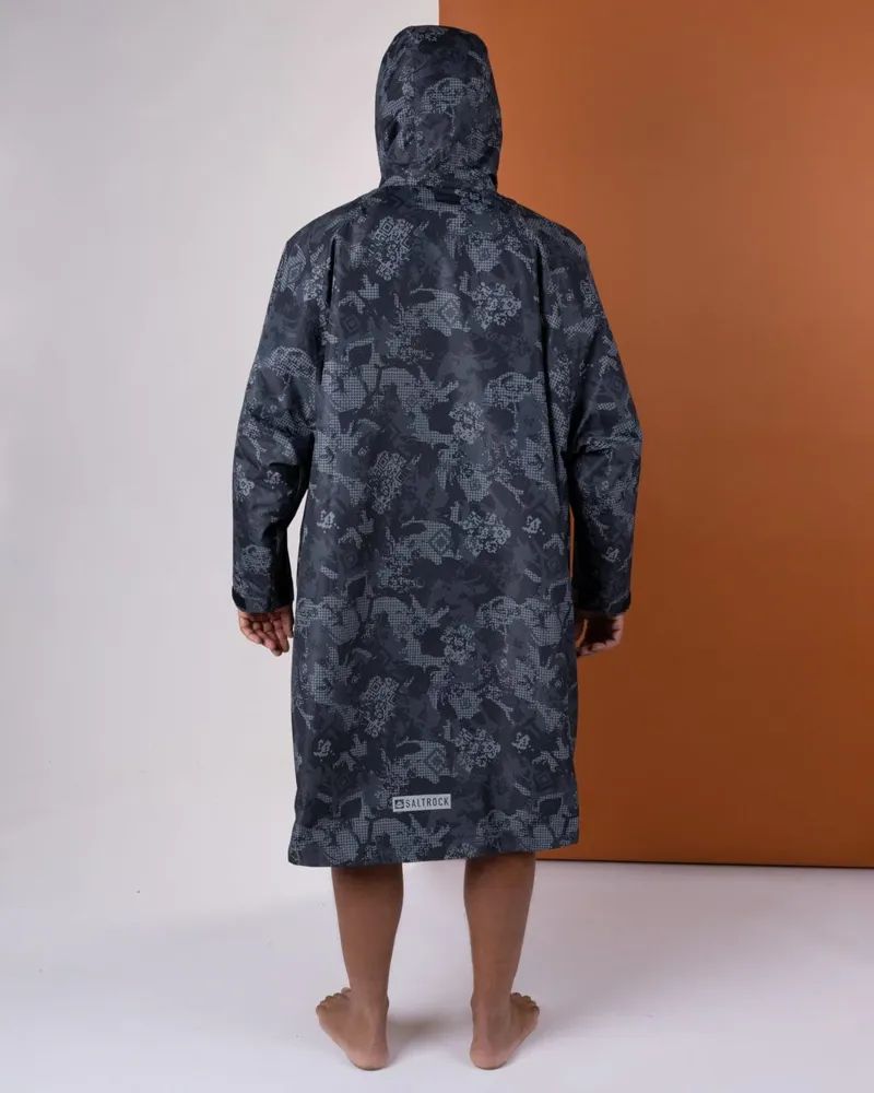 Saltrock Men's Digicamo Four Seasons Change Robe - Black-4