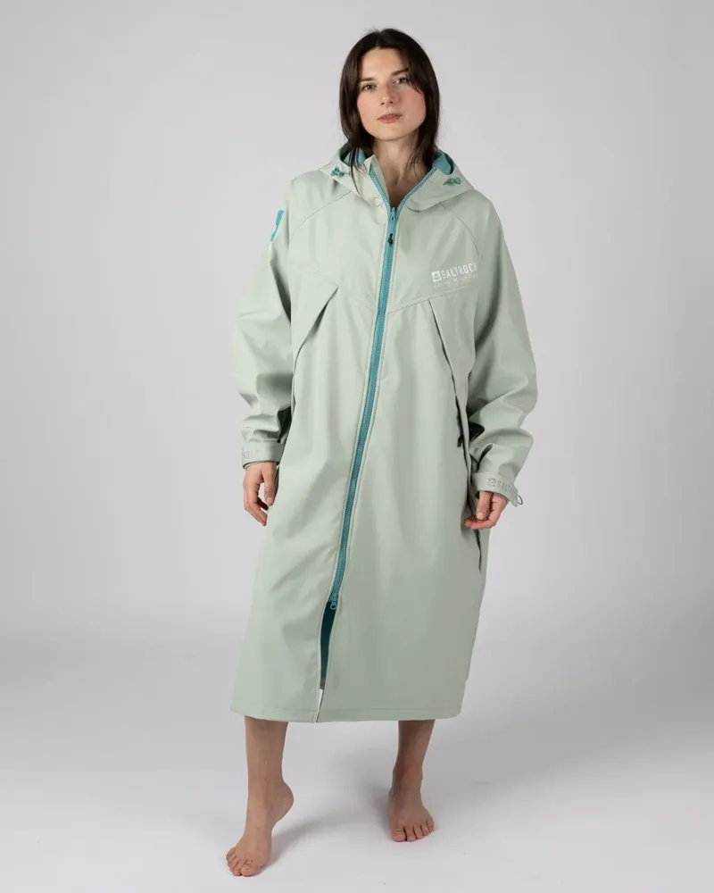 Saltrock Four Season Lite Changing Robe - Light Green-1