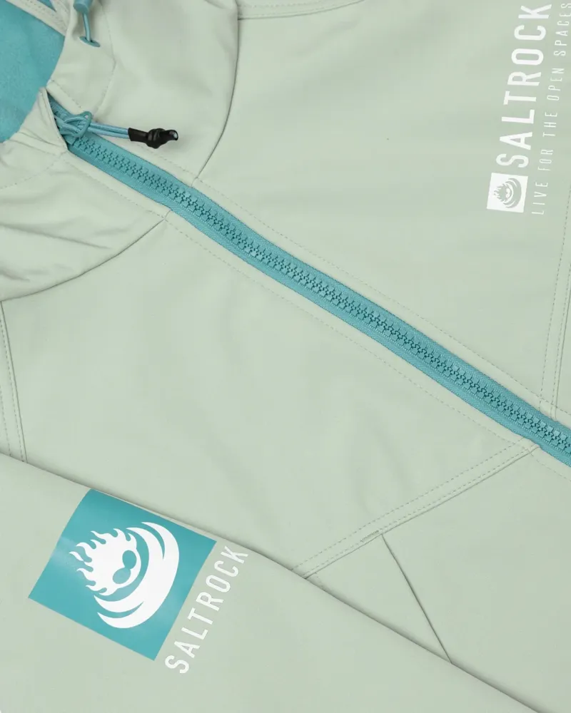 Saltrock Four Season Lite Changing Robe - Light Green-8