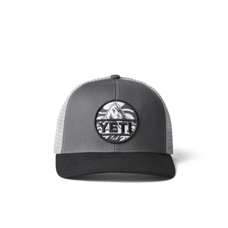 Yeti Mountain Badge Trucker Cap - Black-1