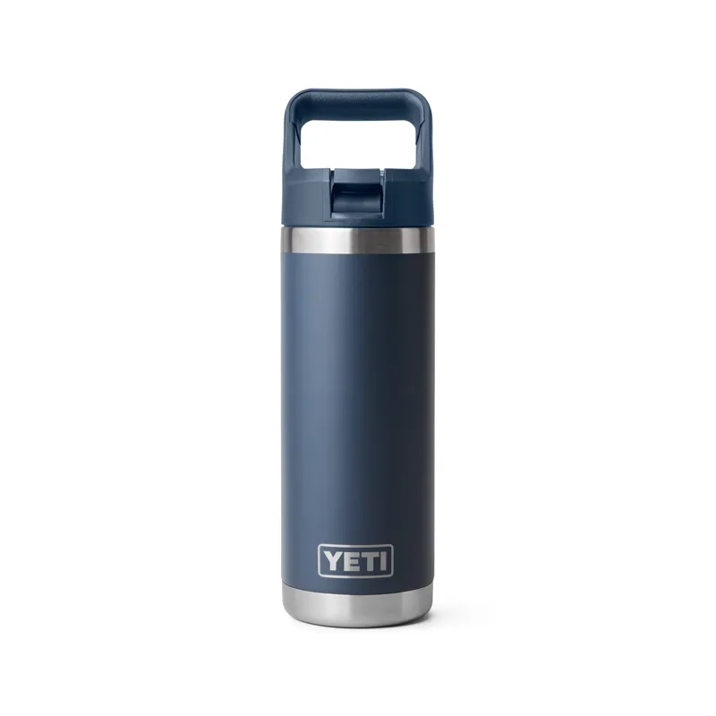 Yeti Rambler 18oz Straw Bottle - Navy-1