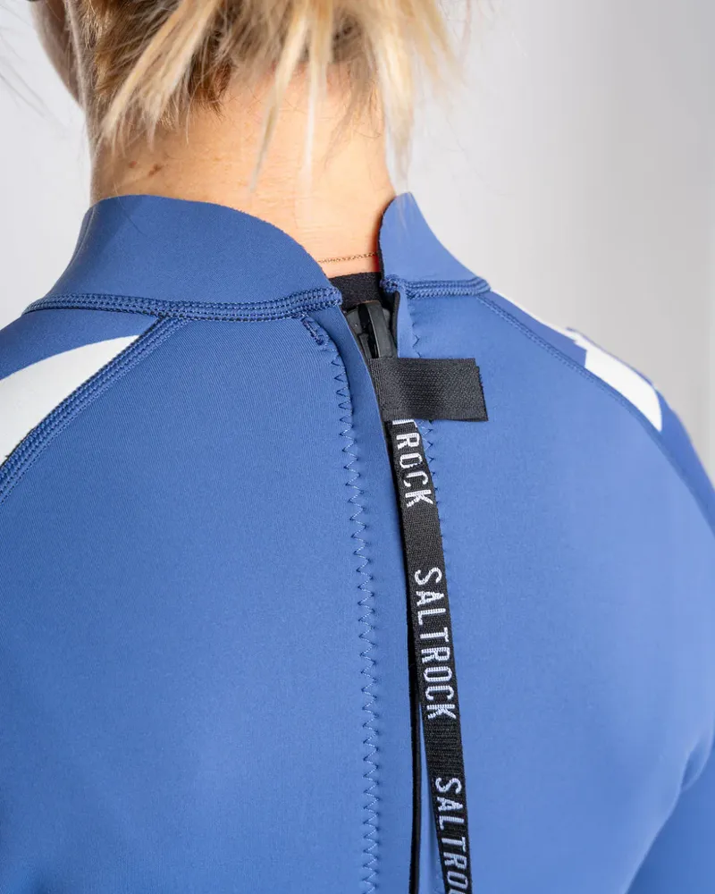 Saltrock Women's Balance Shortie Springsuit 2mm - Blue-8