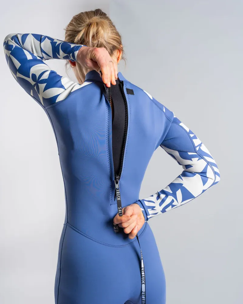 Saltrock Women's Balance Shortie Springsuit 2mm - Blue-7