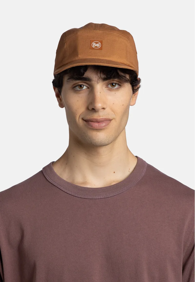 Buff 5 Panel Venture Cap - Solid Camel-2