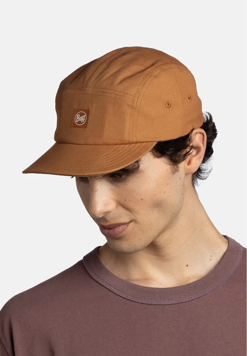 Buff 5 Panel Venture Cap - Solid Camel-3