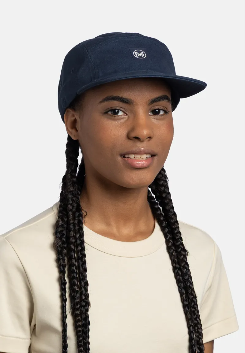 Buff 5 Panel Venture Cap - Solid Navy-2