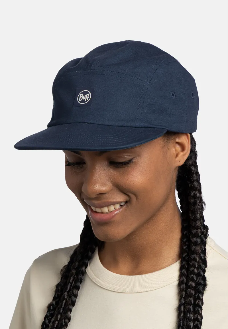 Buff 5 Panel Venture Cap - Solid Navy-3