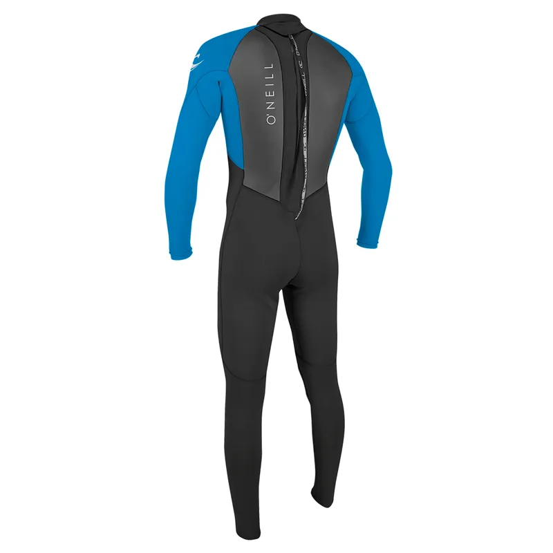 O'Neill Men's Reactor-2 3/2 Back Zip Full Wetsuit Black/Ocean-1