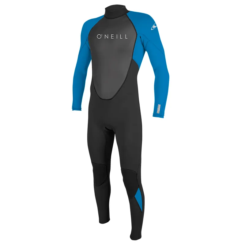 O'Neill Men's Reactor-2 3/2 Back Zip Full Wetsuit Black/Ocean