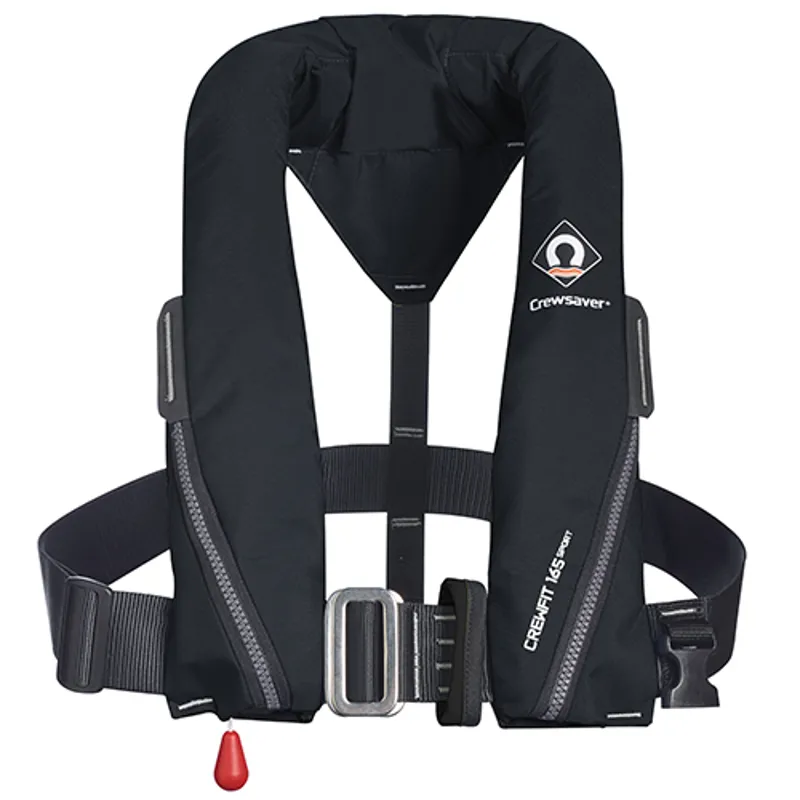 Crewsaver Crewfit 165N Sport Manual Life Jacket Black
