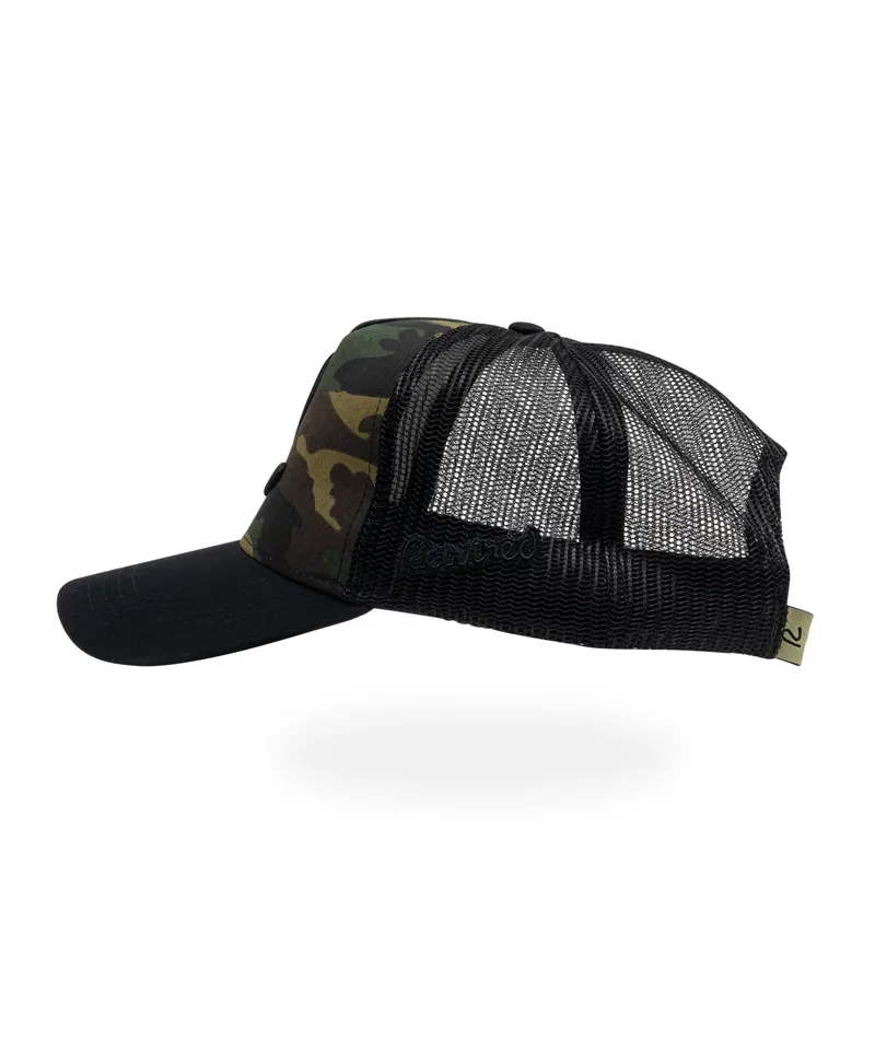 Rewired R Trucker Cap - Camo-2