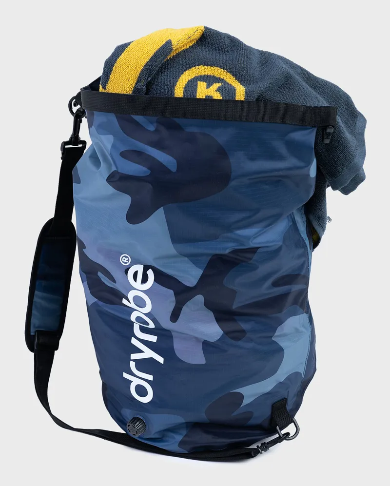Dryrobe Compression Bag - Blue Camo/Blue-2