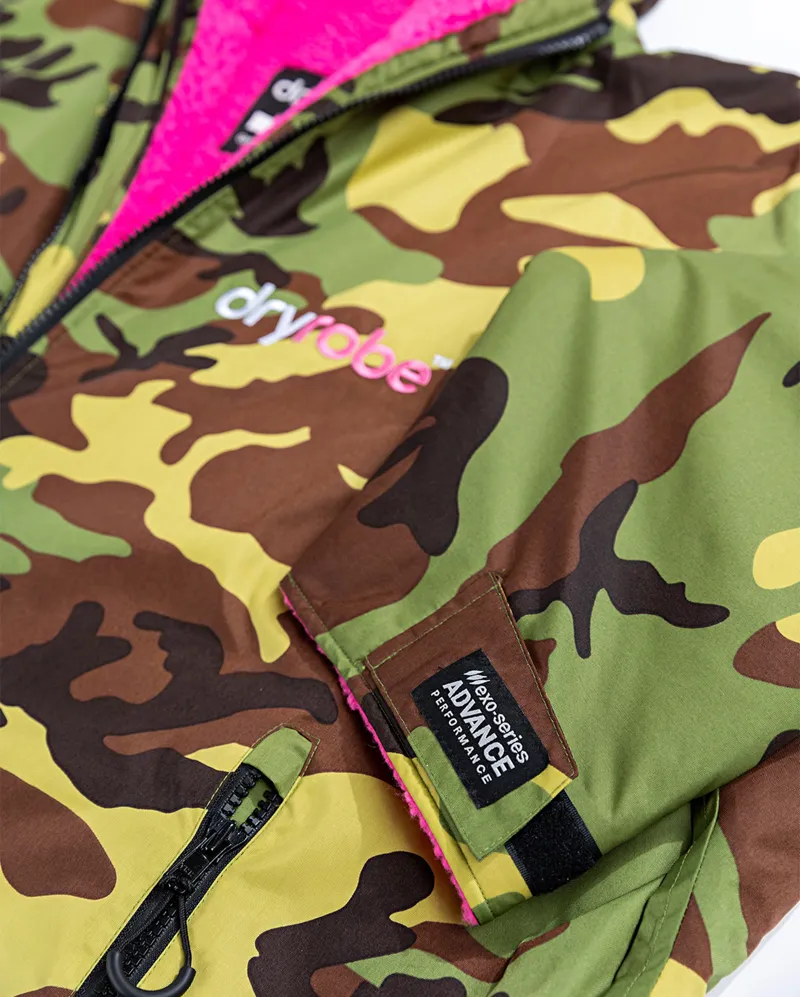 Dryrobe Long Sleeve Camo/Pink -4